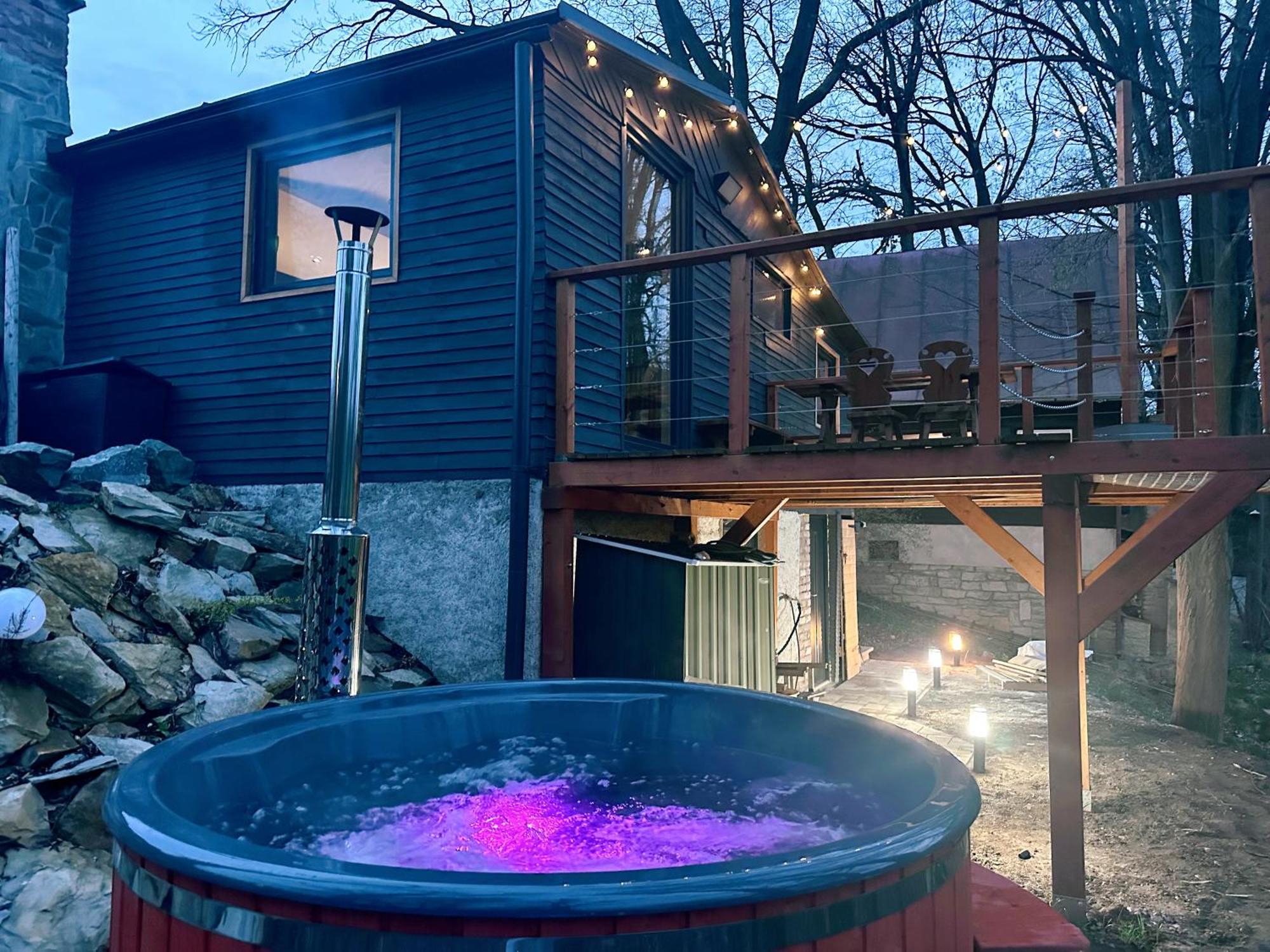 Wellness Chata Hideaway Se Saunou A Virivkou Třebechovice pod Orebem Esterno foto